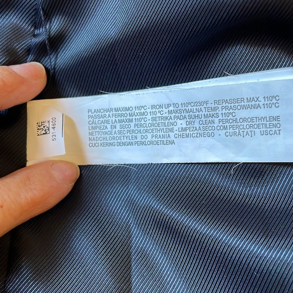 Women's Blue Coat - Picture 12 of 12